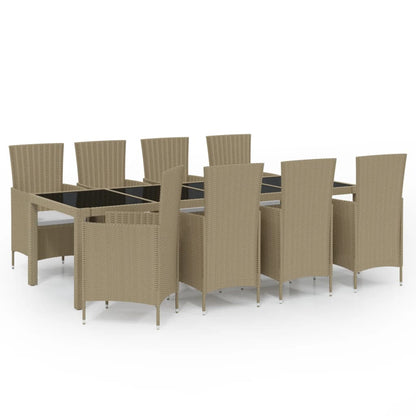 11-Delige Tuinset Met Kussens Poly Rattan 10