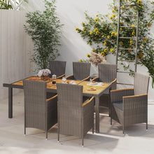 7-Delige Tuinset Met Kussens Poly Rattan 6