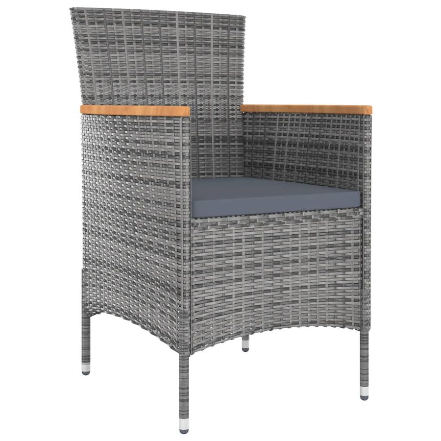 5-Delige Tuinset Met Kussens Poly Rattan 4