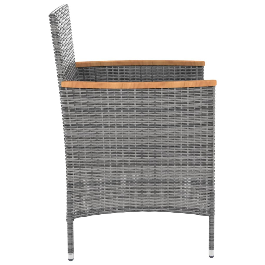 5-Delige Tuinset Met Kussens Poly Rattan 4