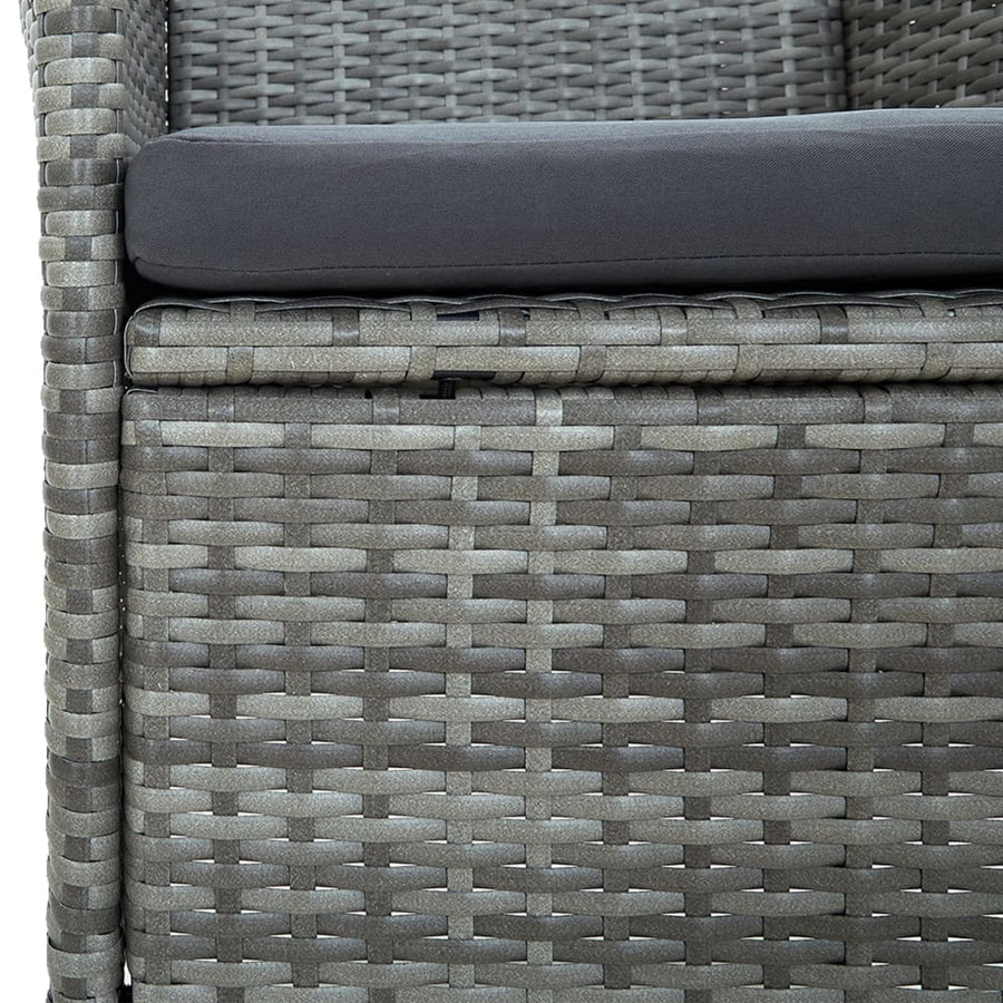 5-Delige Tuinset Met Kussens Poly Rattan 4