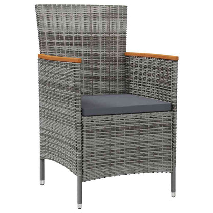 7-Delige Tuinset Met Kussens Poly Rattan En 6