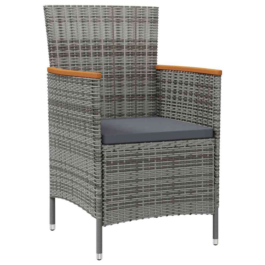 7-Delige Tuinset Met Kussens Poly Rattan En 6
