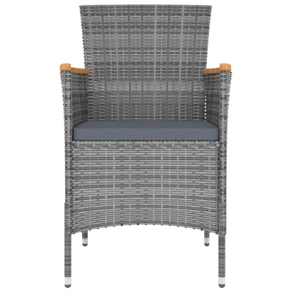 9-Delige Tuinset Met Kussens Poly Rattan 8