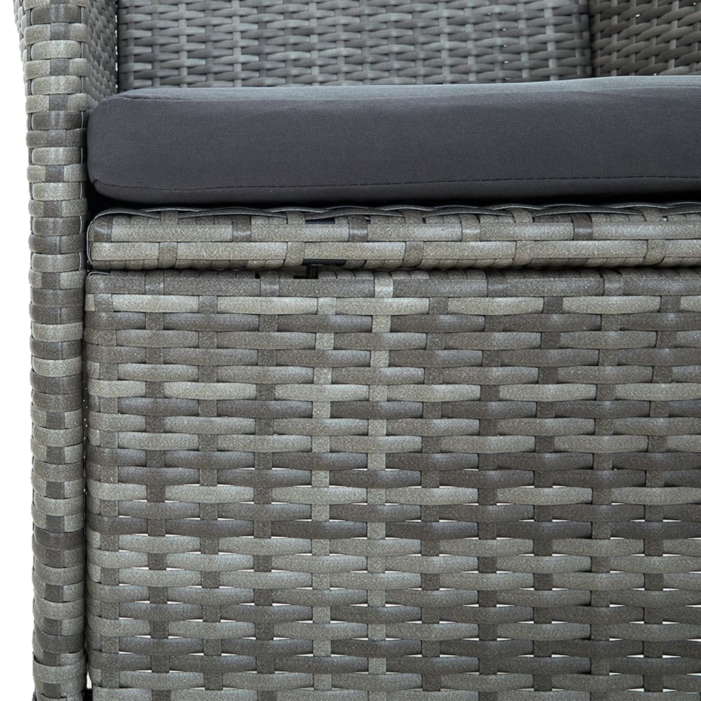 9-Delige Tuinset Met Kussens Poly Rattan 8