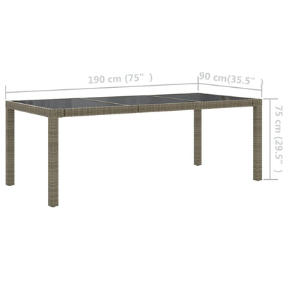 9-Delige Tuinset Met Kussens Poly Rattan 8