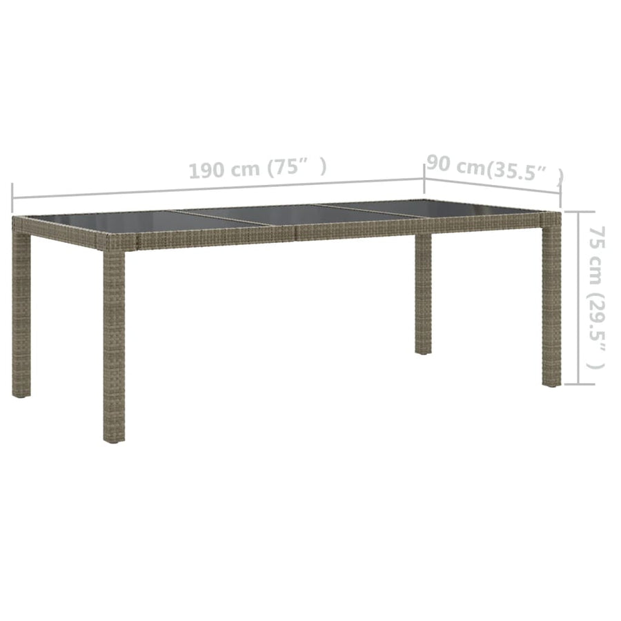 9-Delige Tuinset Met Kussens Poly Rattan 8
