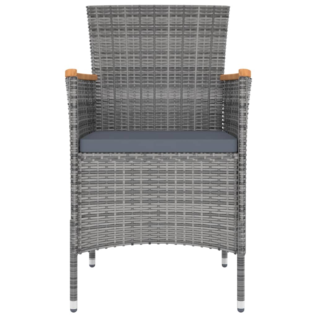 9-Delige Tuinset Met Kussens Poly Rattan 8