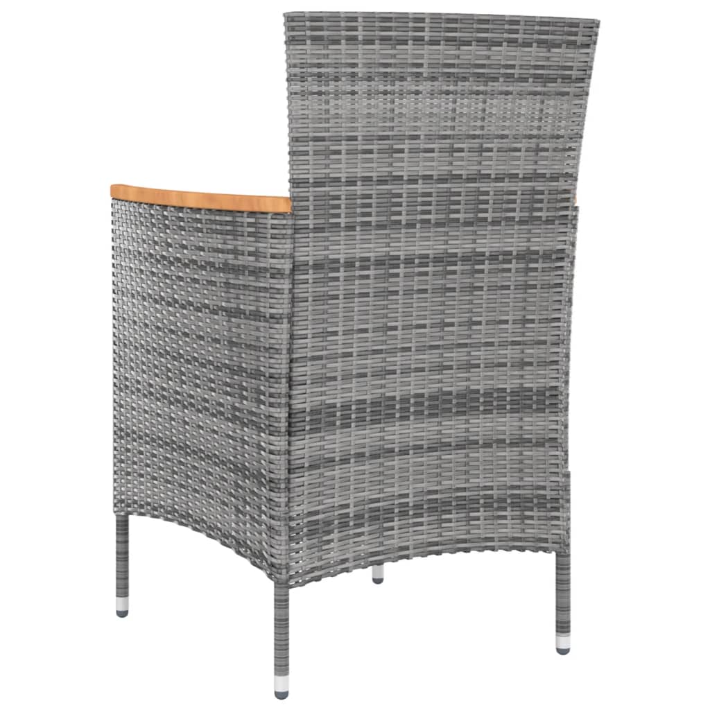 9-Delige Tuinset Met Kussens Poly Rattan 8