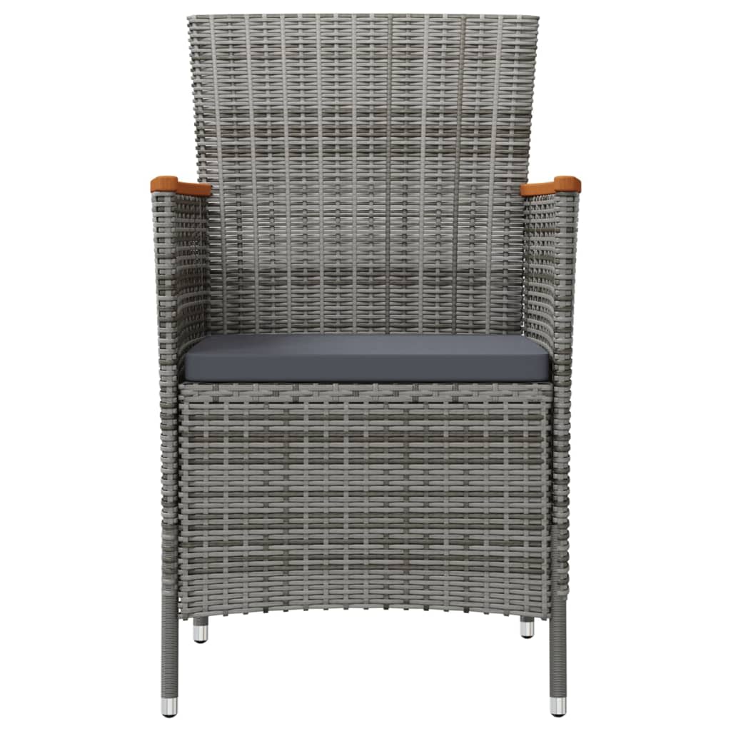 11-Delige Tuinset Met Kussens Poly Rattan En 10