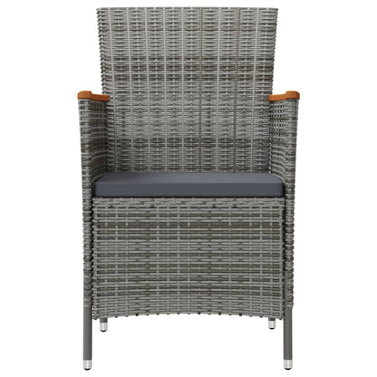 11-Delige Tuinset Met Kussens Poly Rattan En 10