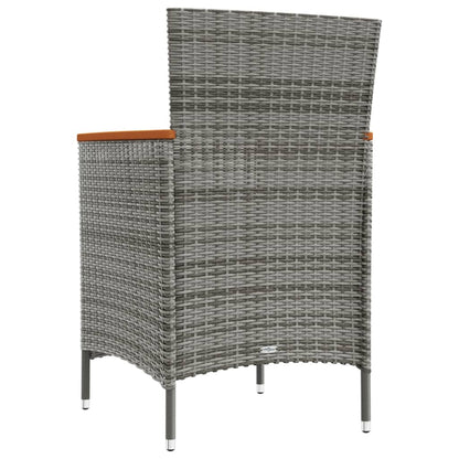 11-Delige Tuinset Met Kussens Poly Rattan En 10