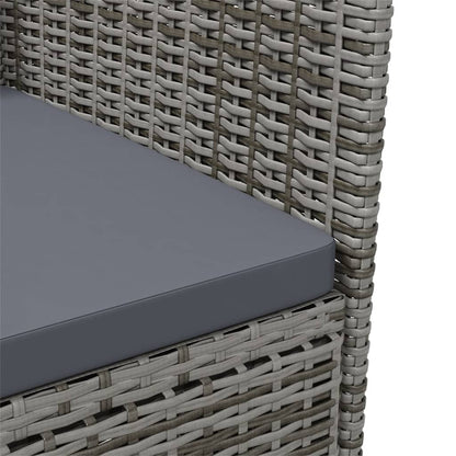11-Delige Tuinset Met Kussens Poly Rattan En 10