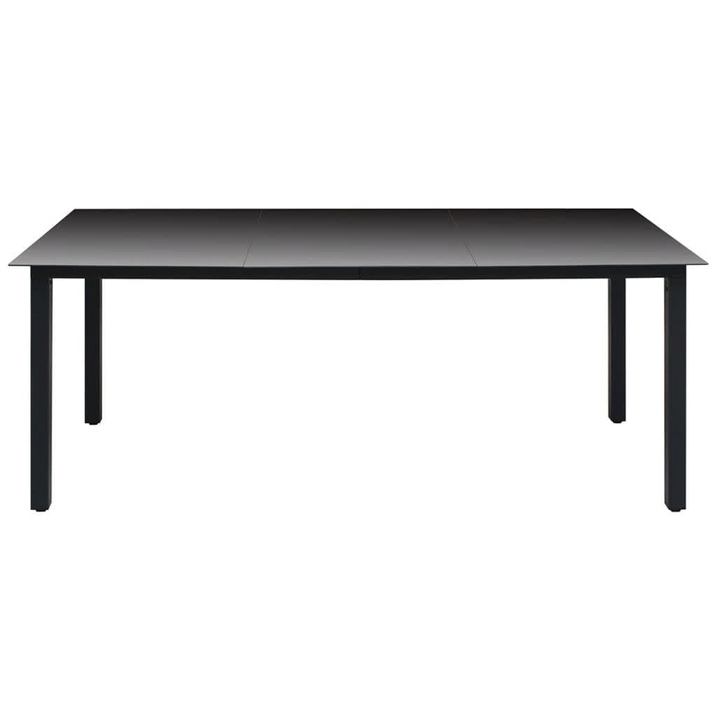 -Delige Tuinset Met Kussens Poly Rattan 9 190 cm tafellengte Grijs
