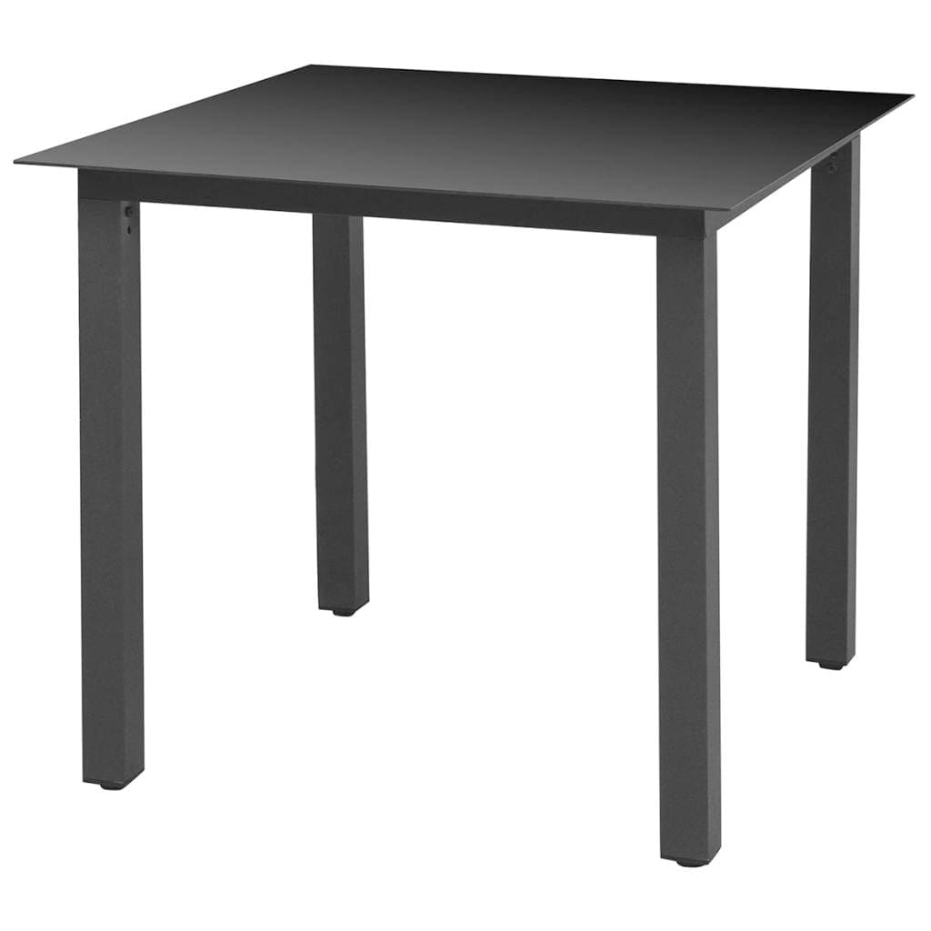 -Delige Tuinset Met Kussens Poly Rattan 5 80 cm tafellengte Grijs en bruin
