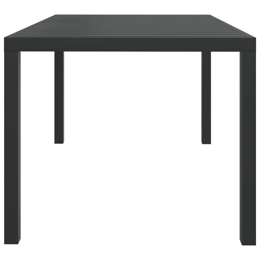 -Delige Tuinset Met Kussens Poly Rattan 7 150 cm tafellengte Zwart