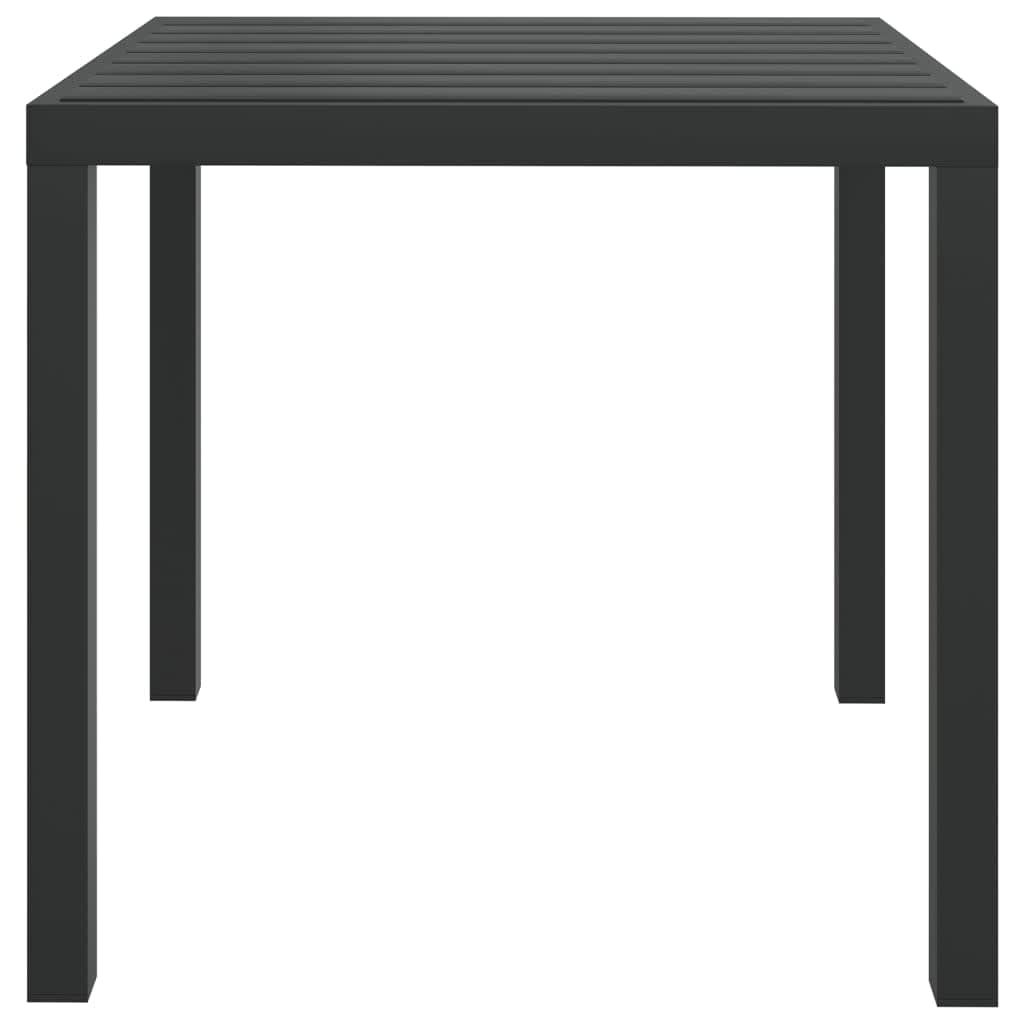 3-Delige Tuinset Met Kussens Poly Rattan Zwart 80 cm tafellengte Zwart en bruin