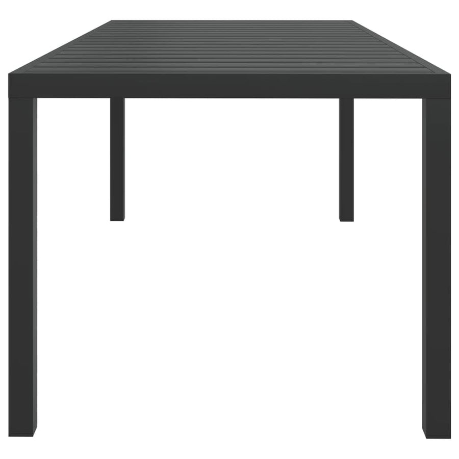 9-Delige Tuinset Met Kussens Poly Rattan Zwart 185 cm tafellengte Zwart en bruin