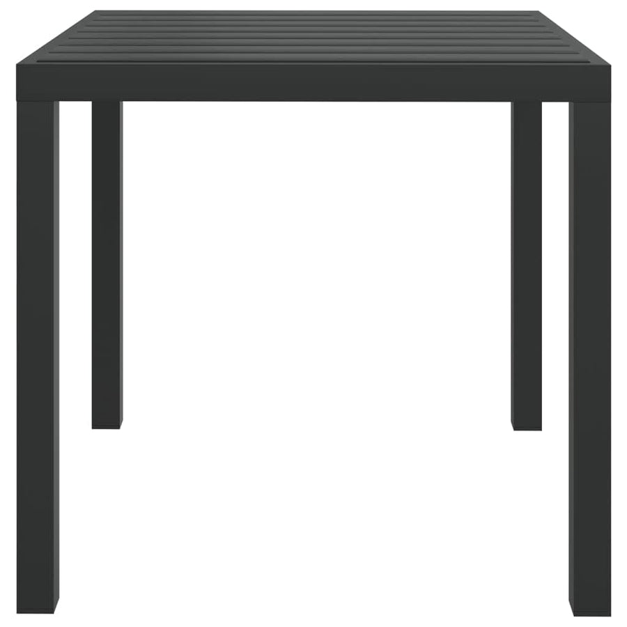 3-Delige Tuinset Met Kussens Poly Rattan Grijs 80 cm tafellengte