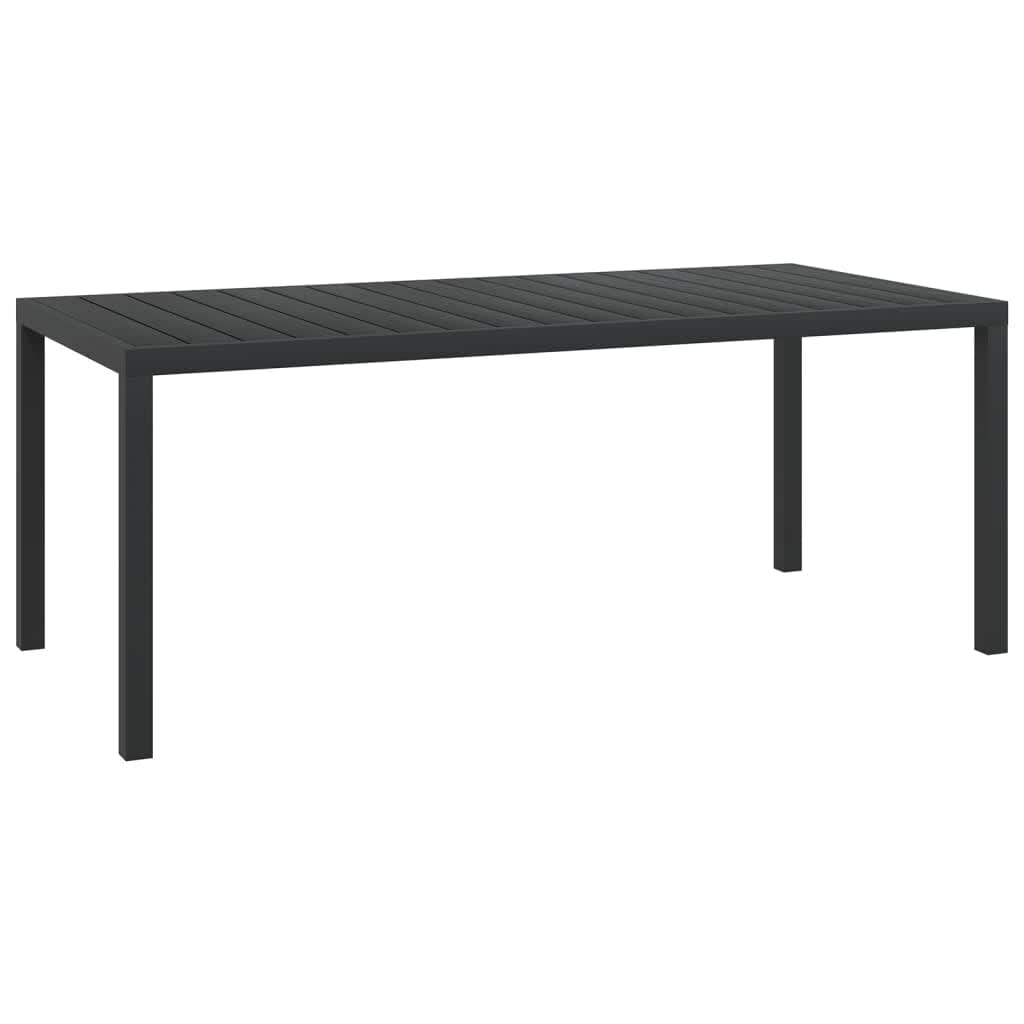 -Delige Tuinset Met Kussens Poly Rattan 7 185 cm tafellengte Grijs