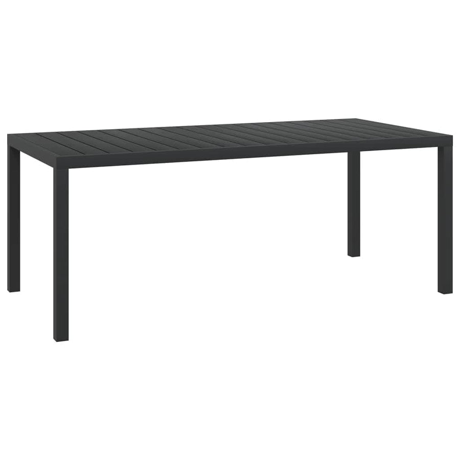 -Delige Tuinset Met Kussens Poly Rattan 7 185 cm tafellengte Grijs