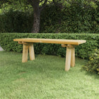 Garden Bench 110 cm Impregnated Solid Pine Wood