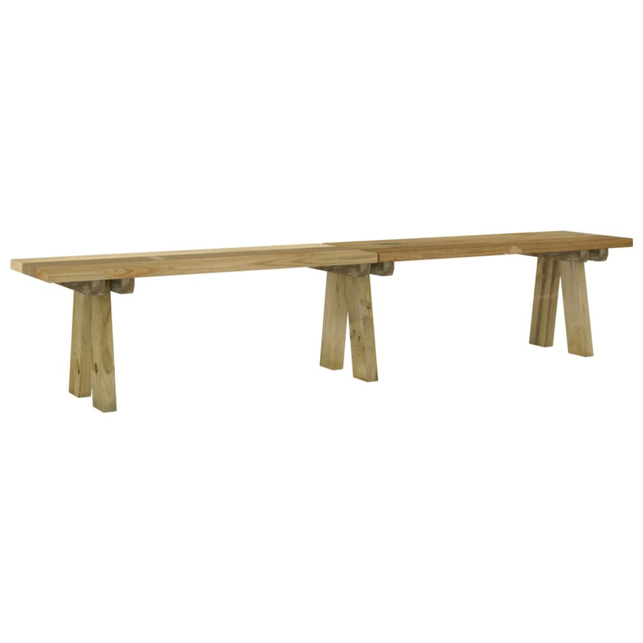 Tuinbank 220 Cm Geïmpregneerd Massief Grenenhout 220 x 38 x 45 cm