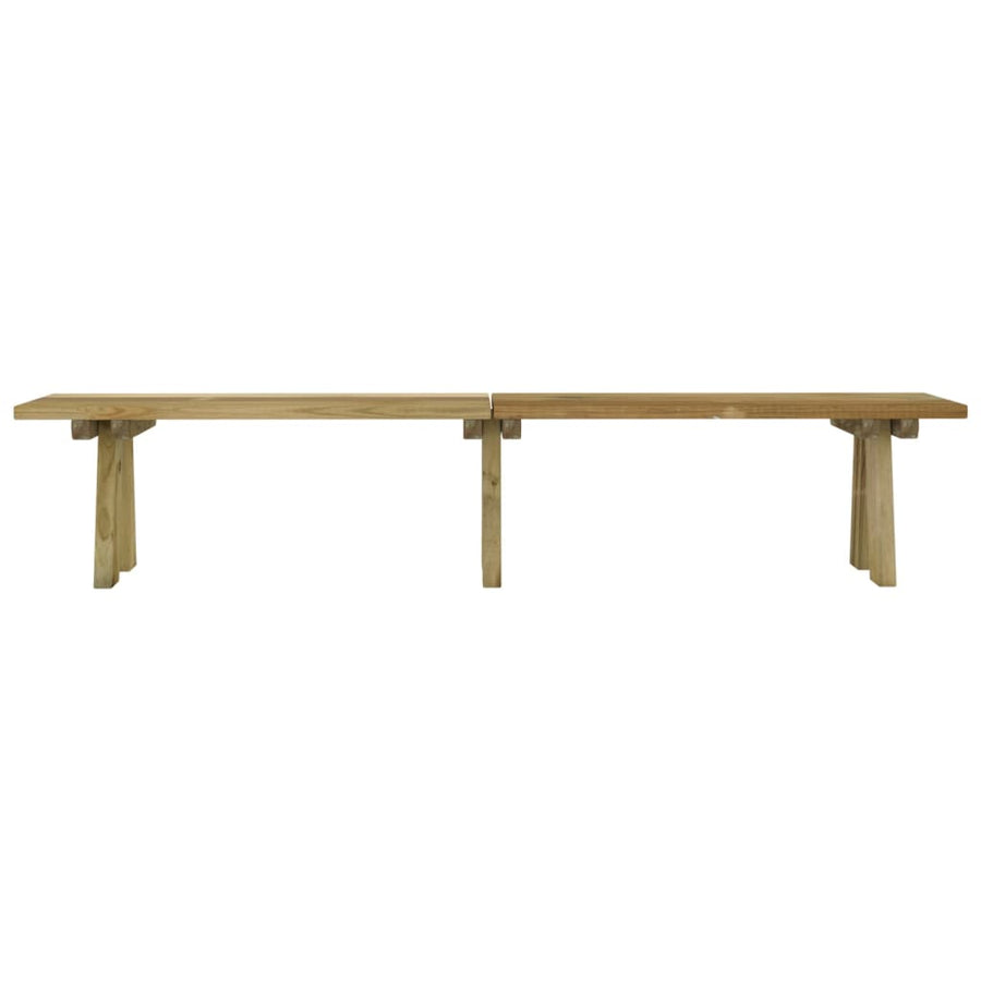 Tuinbank 220 Cm Geïmpregneerd Massief Grenenhout 220 x 38 x 45 cm