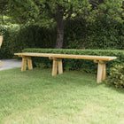 Tuinbank 220 cm massief grenenhout geïmpregneerd