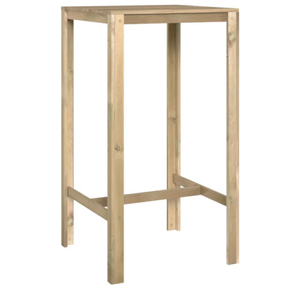 Bartafel Geïmpregneerd Grenenhout 60 x 60 x 110 cm