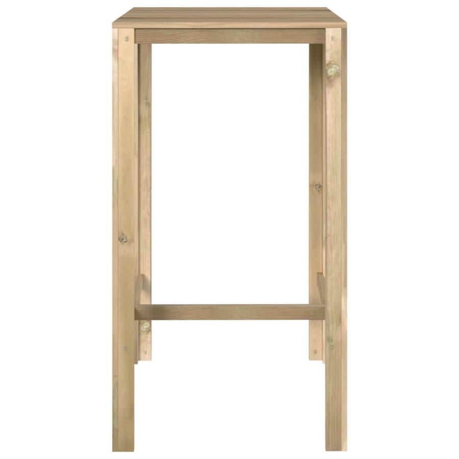 Bartafel Geïmpregneerd Grenenhout 60 x 60 x 110 cm