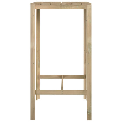 Bartafel Geïmpregneerd Grenenhout 60 x 60 x 110 cm
