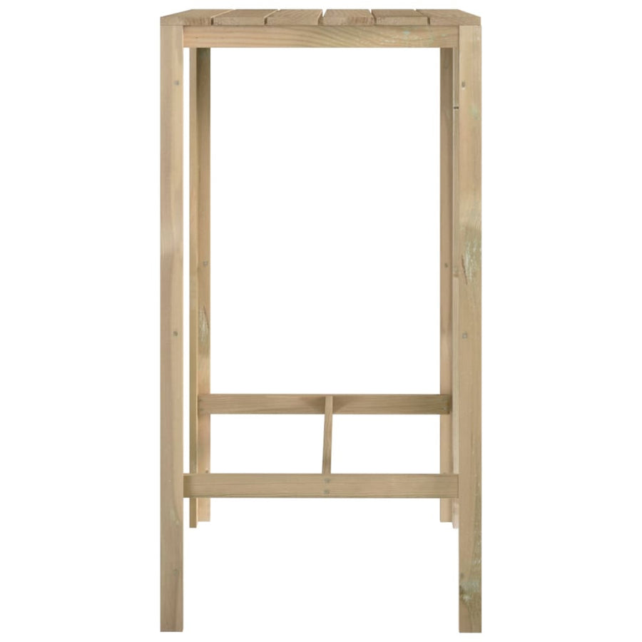 Bartafel Geïmpregneerd Grenenhout 60 x 60 x 110 cm