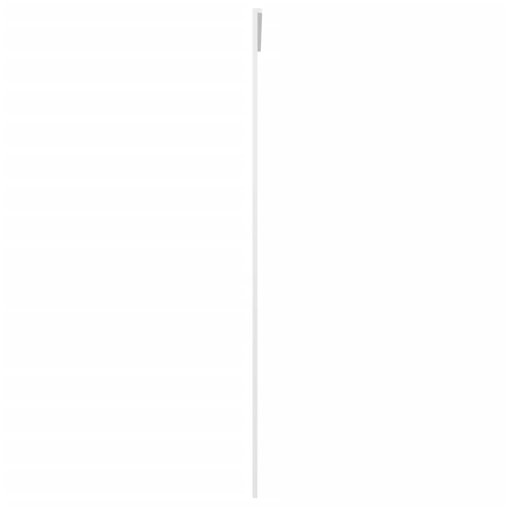 Schuifdeur 90X205 Cm Esg-Glas En Aluminium Wit Zwart