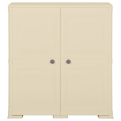 Opbergkast Hout-Look 79X43X85,5 Cm Kunststof Angora 79 x 43 x 85.5 cm Wit