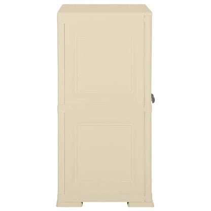Opbergkast Hout-Look 79X43X85,5 Cm Kunststof Angora 79 x 43 x 85.5 cm Wit
