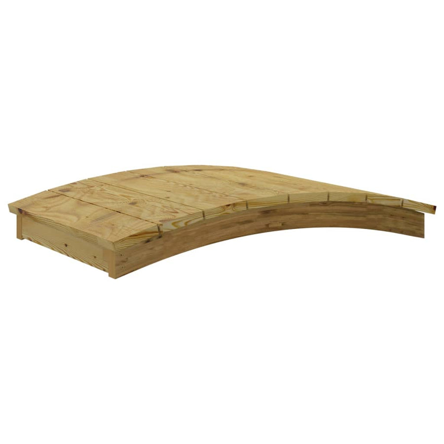 Tuinbrug Geïmpregneerd Massief Grenenhout 110 x 74 cm