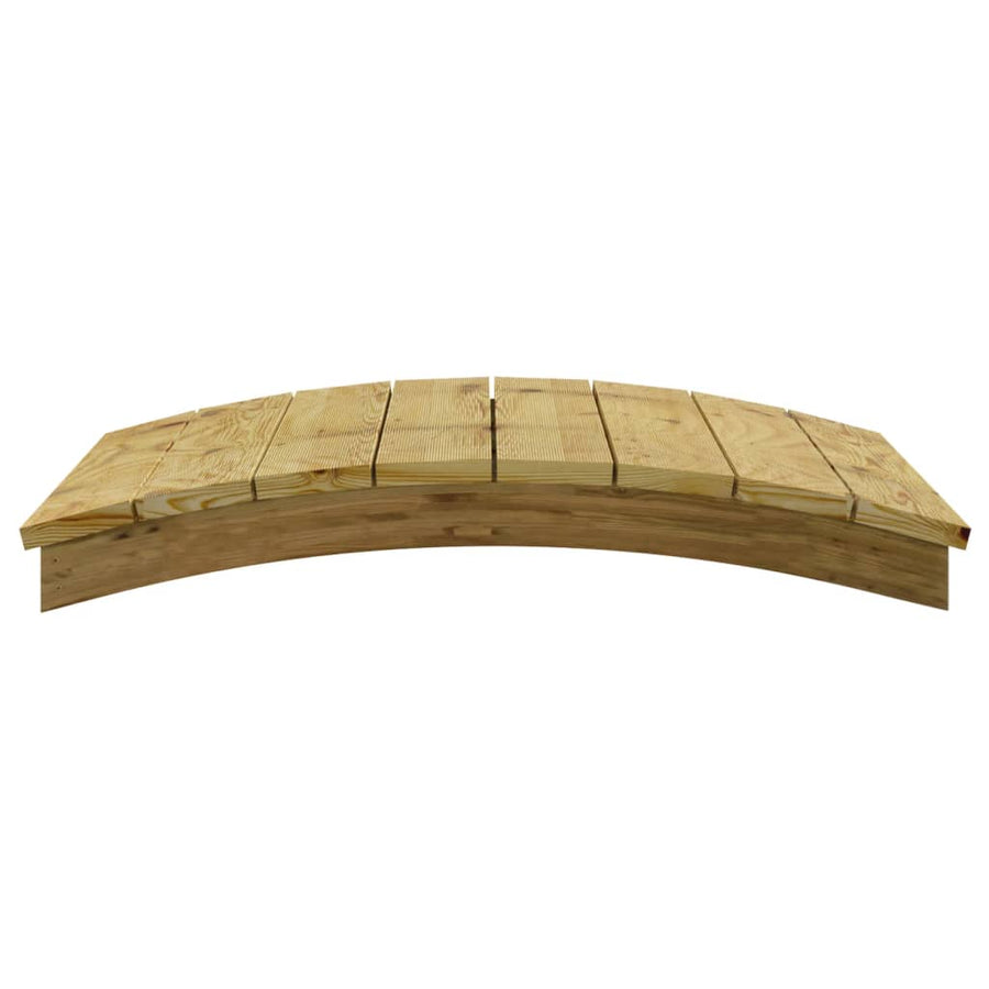 Tuinbrug Geïmpregneerd Massief Grenenhout 110 x 74 cm