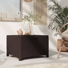 Tuinbox Pp Rattan 60 x 54 x 41 cm Bruin