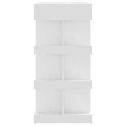 Bartafel Met Opbergrek 00X50X0,5 Cm Spaanplaat Wit