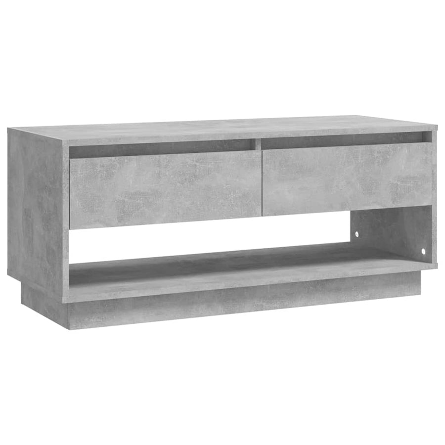 Tv-Meubel 02X4X44 Cm Spaanplaat Betongrijs