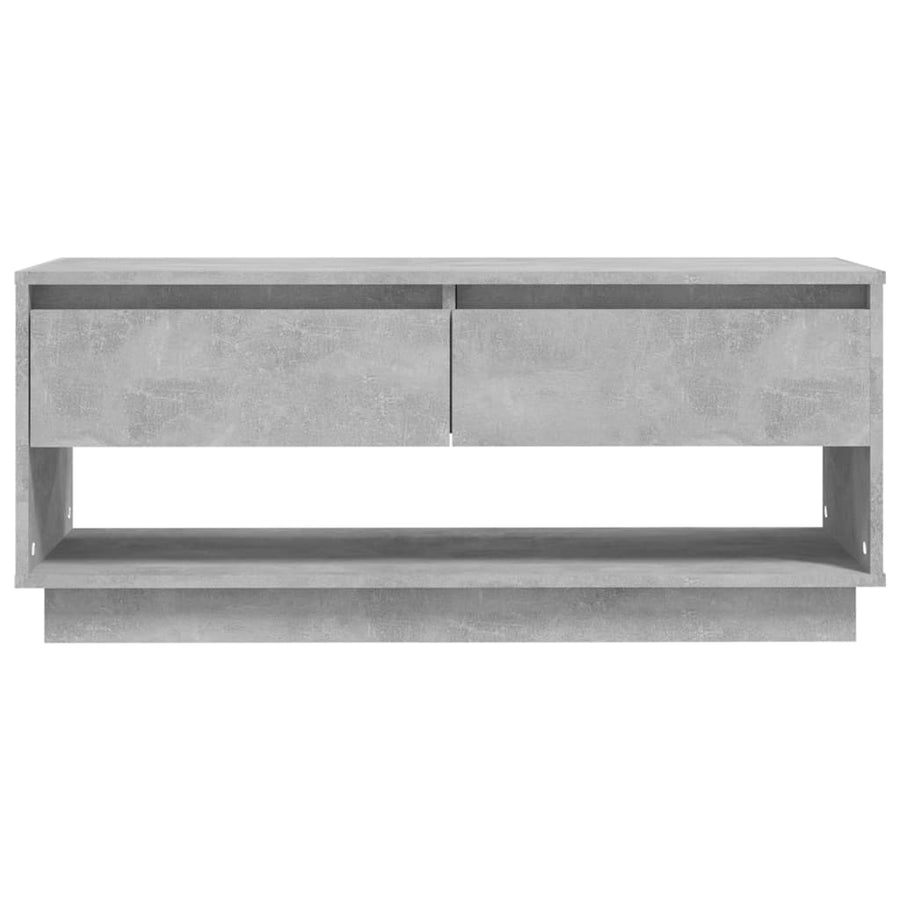 Tv-Meubel 02X4X44 Cm Spaanplaat Betongrijs