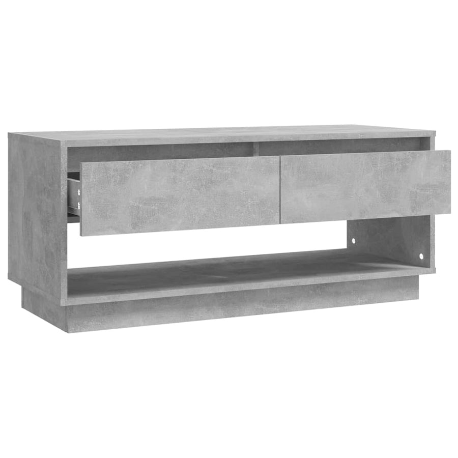 Tv-Meubel 02X4X44 Cm Spaanplaat Betongrijs
