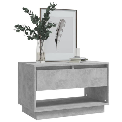 Tv-Meubel 70X4X44 Cm Spaanplaat Betongrijs