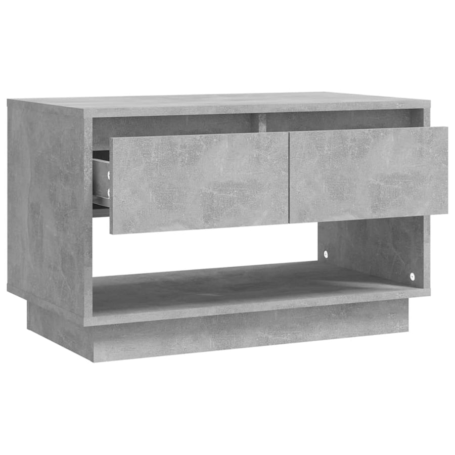 Tv-Meubel 70X4X44 Cm Spaanplaat Betongrijs
