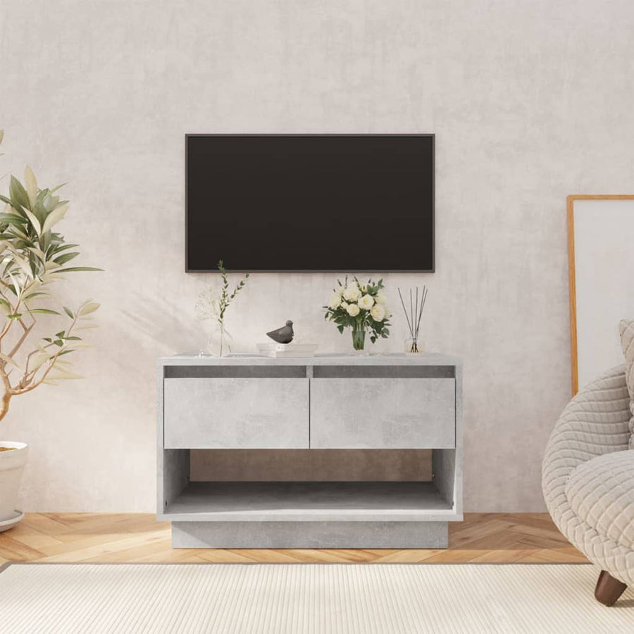 Tv-Meubel 70X4X44 Cm Spaanplaat Betongrijs