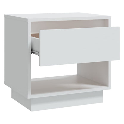 Nachtkastjes 45X34X44 Cm Spaanplaat 2 Wit