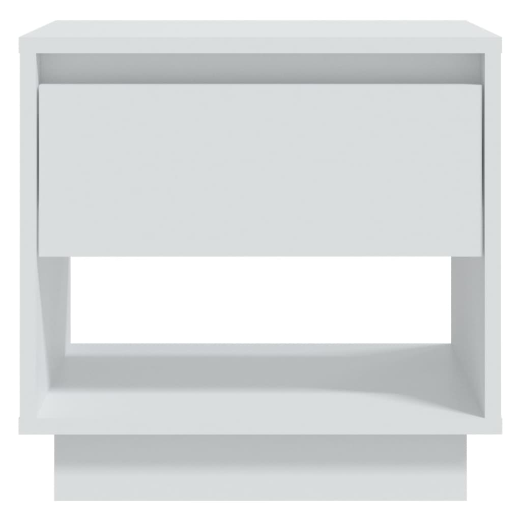 Nachtkastjes 45X34X44 Cm Spaanplaat 2 Wit