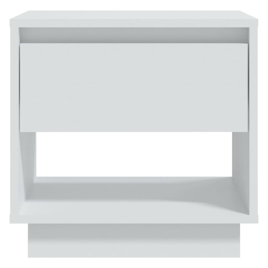 Nachtkastjes 45X34X44 Cm Spaanplaat 2 Wit