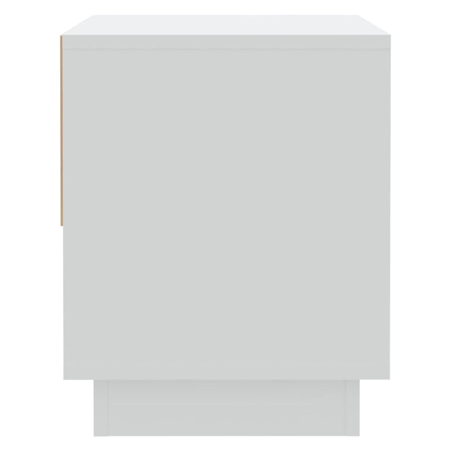 Nachtkastjes 45X34X44 Cm Spaanplaat 2 Wit